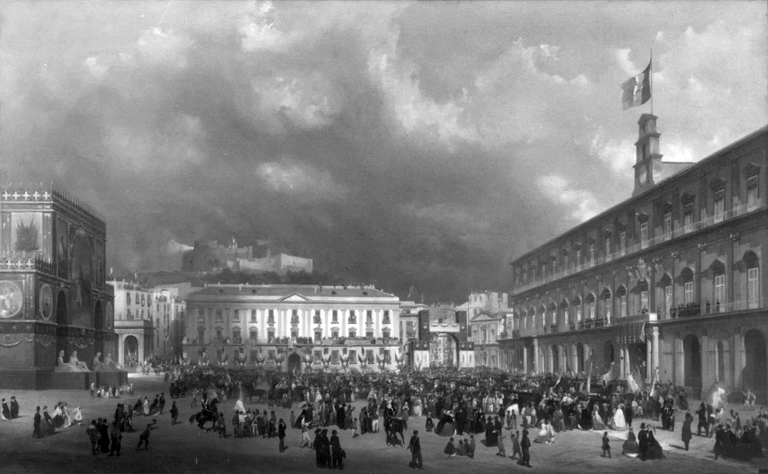 L'ingresso di re Vittorio Emanuele II in Napoli, il 7 novembre 1860 - Palazzo Chiablese, Torino